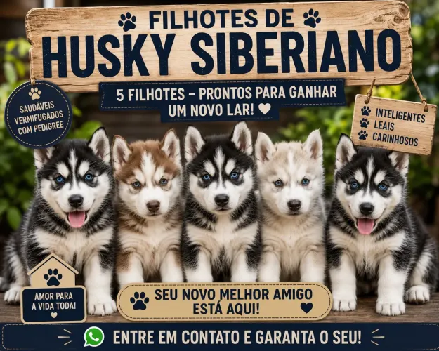 Vende husky siberiano 