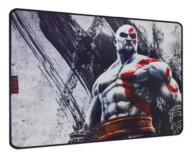 Mouse Pad Gamer Kratos 32x42 3mm Emborrachado