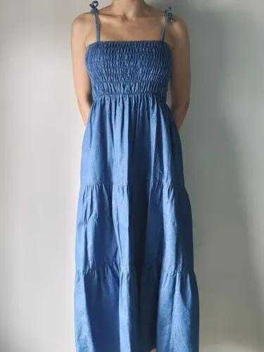Vestido Longo Azul *USADO*