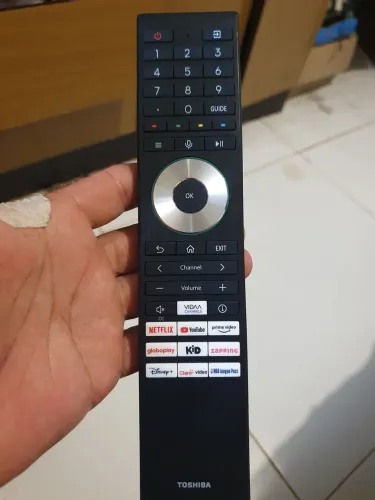 Controle remoto smart tv toshiba