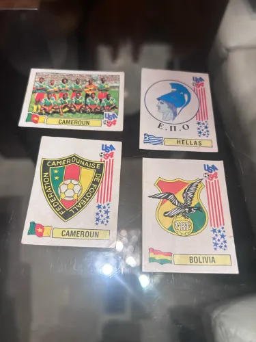 Figurinhas Originais nunca coladas Copa do Mundo 1994