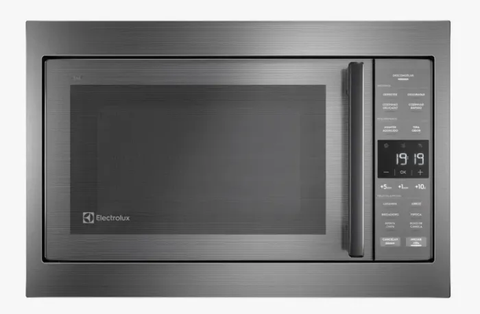 Micro-ondas de Embutir Electrolux 34L Experience com Painel Touch Cinza 220V