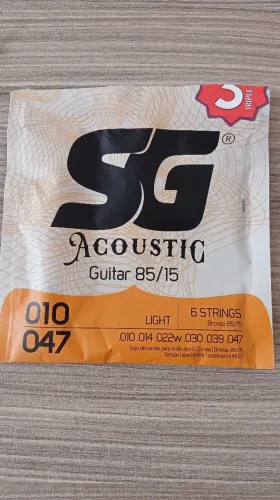 Cordas de violão SG kit com 3 jogos
