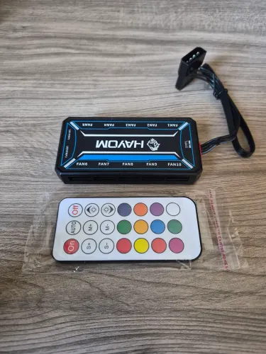 Controladora de Fans 6 Pinos 10 Coolers com controle