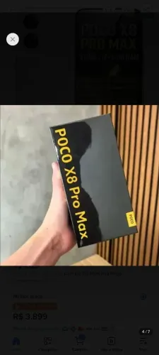 Xiaomi Poco x8 pro Max 24 GB e 513 de memória 