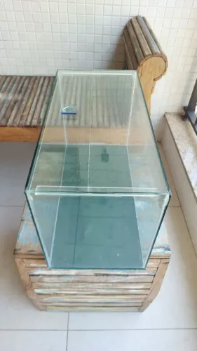 Aquário 24 litros semi novo