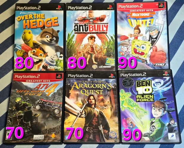 Jogos Variados Ps2 Originais