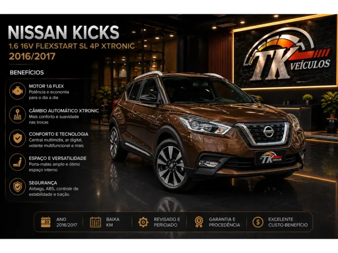 Nissan Kicks SL 1.6 16V Flexstar 5P Aut. 2017