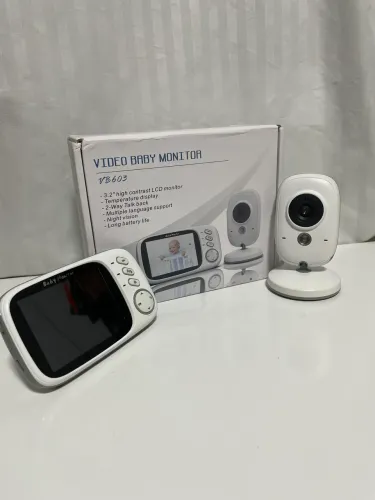 Babá Eletrônica TakTark / Baby Monitor VB603 com Câmera e Visor LCD - Completa na Caixa!