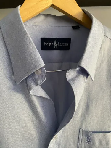 Camisa social masculina Ralph Lauren GG