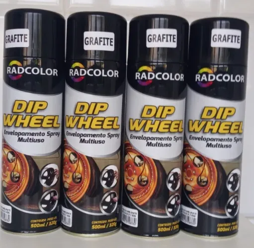 Kit 4 Latas Tinta Spray Envelopadora Radcolor