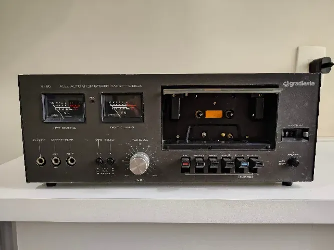 Tape Deck Gradiente S-95 Full Auto Stop Stereo - Vintage - Funcionando