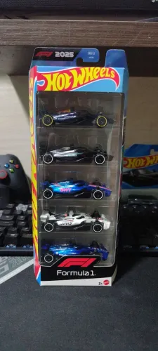 Pack de carrinhos Hotwheels especial Fórmula 1 2025