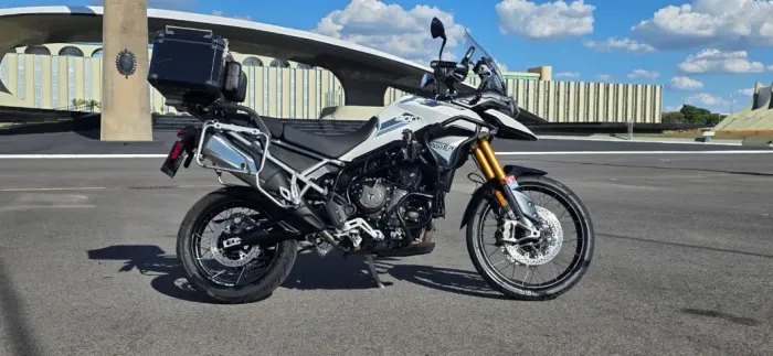 Tiger 900 Rally Pro 2023 Impecável Com Baú Original Triumph