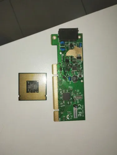 Processador Intel Pentium e2160 2.0 GHz lga775 +placa fax modem oxi 56k kaiomy