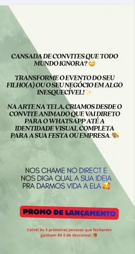 Convites temáticos on-line