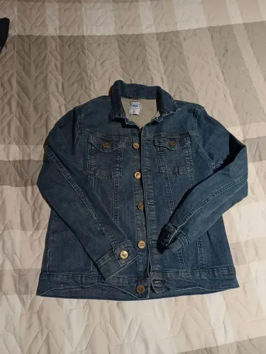 Jaqueta jeans infantil tam 12