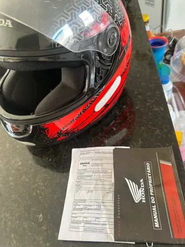 Capacete Honda original 58 super conservado