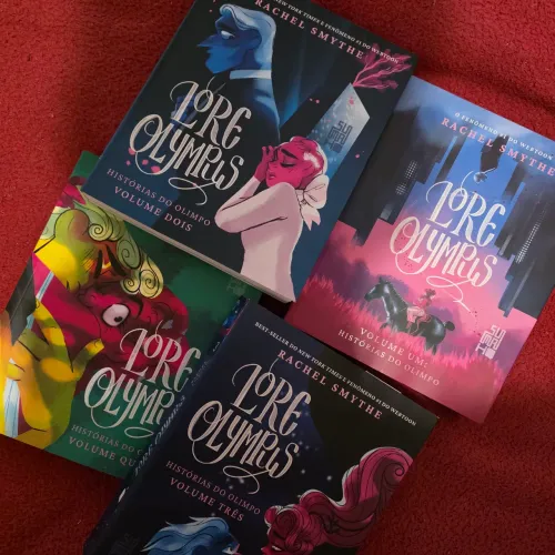Coleção HQs Graphic Novel Lore Olympus volumes 1, 2, 3 e 4 