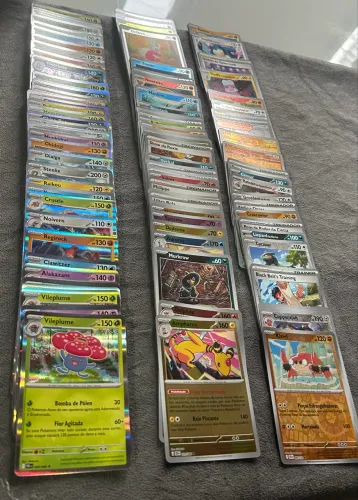 LOTE CARTAS BRILHANTES POKEMON