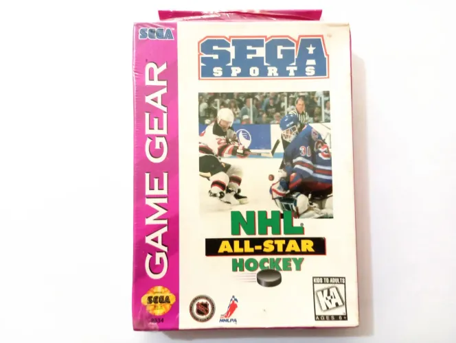 Game Gear jogo Sega Sports NHL ALL Star Hockey original novo lacrado