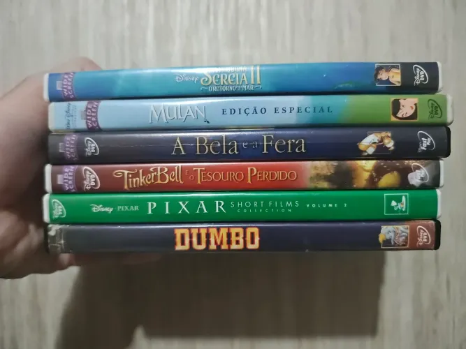 Filmes Disney Dvd original 6x filmes