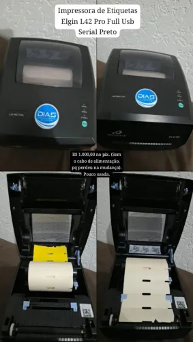 Impressora de etiqueta pro full L42 Elgin
