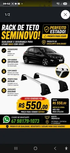 Rack Peugeot 308