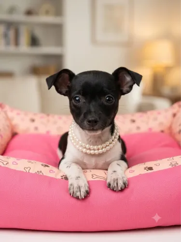 Miniatura fêmea Pinscher