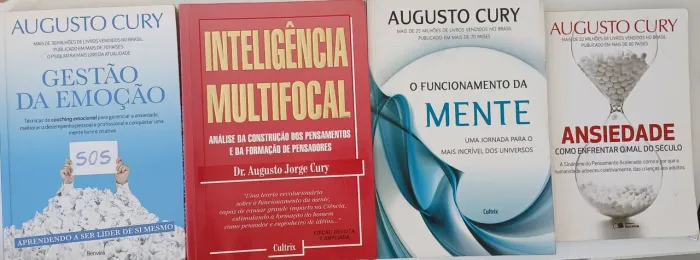 Livros Autor Augusto Cury - Psicologia, Autodesenvolvimento, Ansiedade