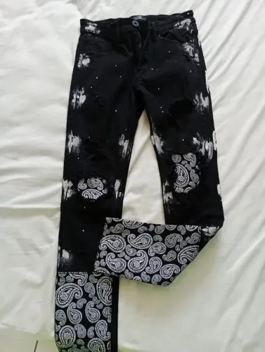  Calca comprida KDNK preta Jeans