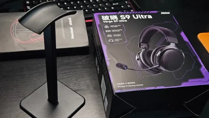 Akko Verge S9 Ultra + Suporte de Headset