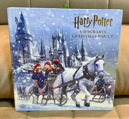 livro interativo pop-up harry potter christmas - leia a descrição