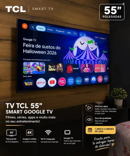 Tv TCL 55? POLEGADAS