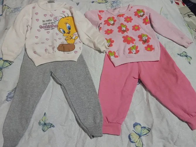 Lote de Roupa de Menina Tamanho 1 e 2 Anos 