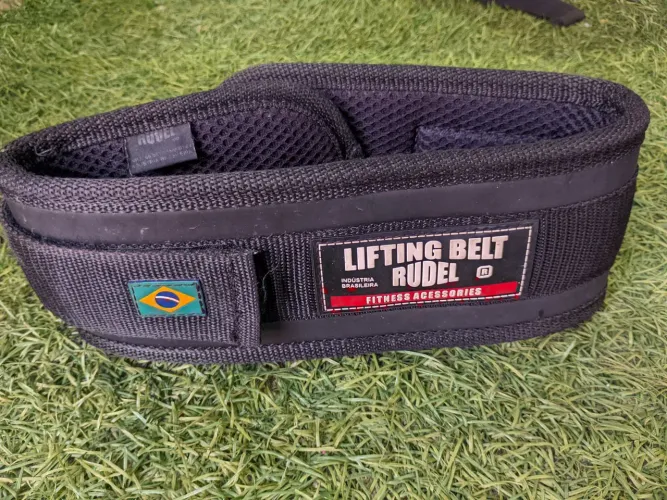 Cinto Cinturão de Musculação Levantamento de Peso profissional Lifting Belt Rudel TAM. P