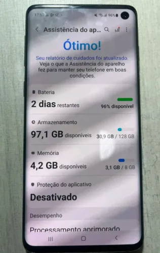 Samsung Galaxy s10 128g 8g ram 100%