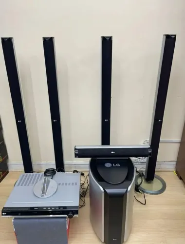 Home theater LG com receber da Samsung ht502sh