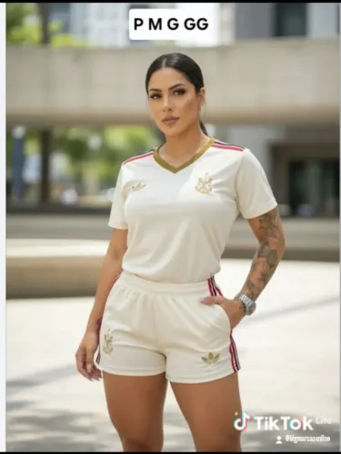 CONJUNTO DRY FIT FEMININO FLAMENGO