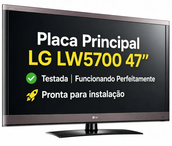 TV LG LW5700 47- Placa Mãe+ Fonte+ Botões+VCON | 100% Funcionando | Liquido!
