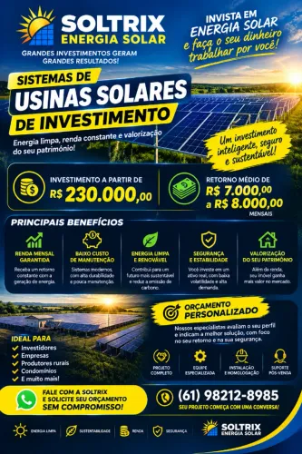 USINAS SOLAR DE INVESTIMENTO 
