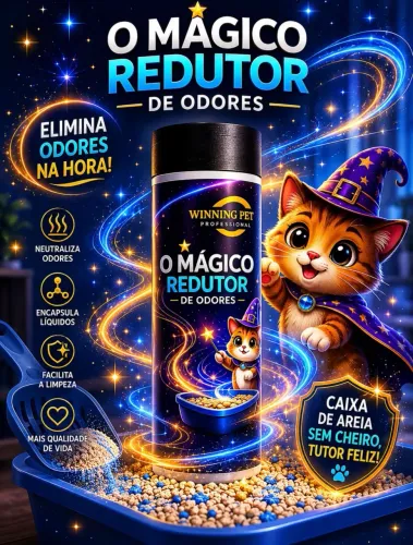 ADEUS MAL CHEIRO NA CAIXA DE AREIA