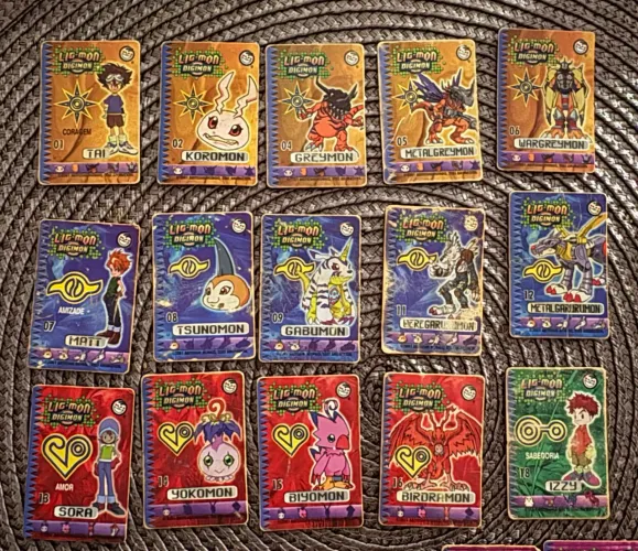 Cartas Elma chips Digimon 2001