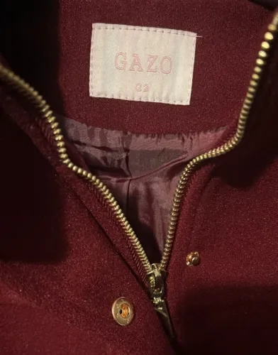 Jaqueta Feminina Bordô G2 (lã batida) Nova