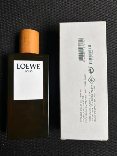Loewe solo edt 100ml + amostra de brinde