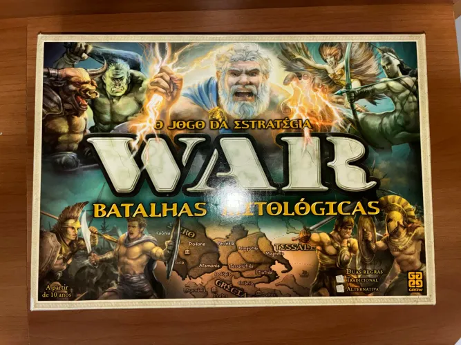 Jogo War: Batalhas Mitológicas (Grow) - Raro e Completo - Ed. Colecionador