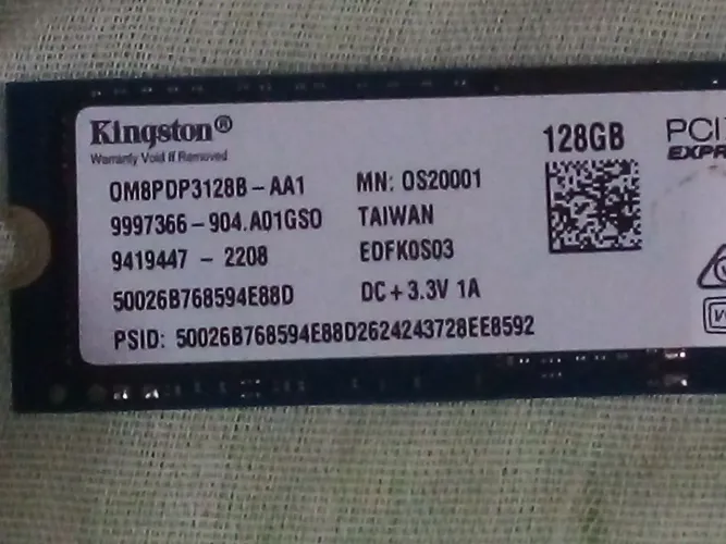 SSD MM2 128 GIGAS COM WINDOWS 10