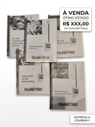 Apostilas de Graduação em Administração - FAMETRO