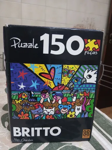 Quebra cabeça Romero Britto 150 peças