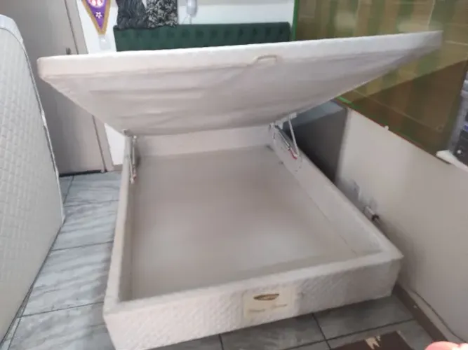 Cama box baú Herval + colchão usados